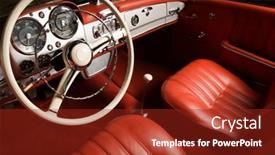  Presentation with luxury car - Amazing theme having luxury-car-interior backdrop and a tawny brown colored foreground
