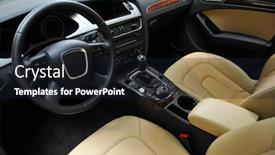  Presentation with luxury car - Colorful slides enhanced with luxury-car-interior backdrop and a  colored foreground