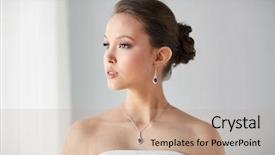  Presentation with wedding asia - Theme having luxury concept - beautiful asian woman background and a coral colored foreground