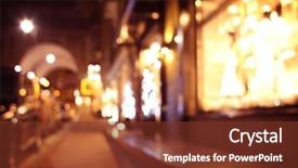  Presentation with clothes - Presentation theme enhanced with luxury fashion brand - blurred view of modern clothes background and a tawny brown colored foreground