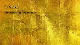  Presentation with luxury gold - Cool new slides with luxury golden texture backdrop and a gold colored foreground