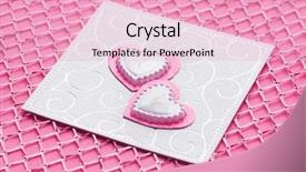  Presentation with wedding invitation card - Beautiful presentation design featuring luxury handmade wedding card backdrop and a lemonade colored foreground