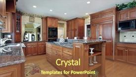  Presentation with granite - Audience pleasing presentation design consisting of luxury home with granite backdrop and a tawny brown colored foreground