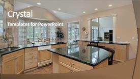  Presentation with luxury - Amazing presentation design having luxury home with marble backdrop and a gray colored foreground