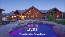 Presentation with ranch - Beautiful theme featuring luxury homes - entrance to a ranch home backdrop and a  colored foreground