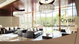  Presentation with luxury hotel - Amazing presentation having luxury hotel lobby and furniture backdrop and a lemonade colored foreground