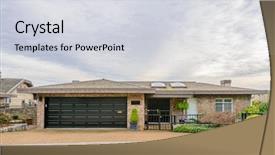  Presentation with luxury vintage house - Amazing PPT layouts having luxury house in vancouver canada backdrop and a  colored foreground