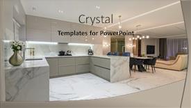  Presentation with dining - Audience pleasing PPT theme consisting of luxury-large-modern-white-marble backdrop and a mint green colored foreground