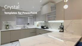  Presentation with luxury - Presentation featuring luxury-large-modern-white-marble background and a gray colored foreground