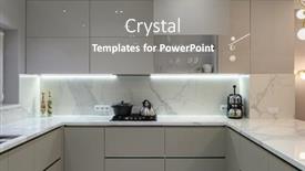  Presentation with marble - Cool new presentation theme with luxury-large-modern-white-marble backdrop and a gray colored foreground