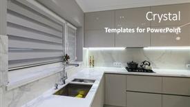  Presentation with luxury - Audience pleasing PPT theme consisting of luxury-large-modern-white-marble backdrop and a gray colored foreground