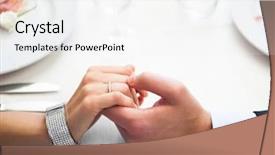  Presentation with luxury lifestyle - Colorful slide deck enhanced with luxury lifestyle - closeup of a man holding backdrop and a white colored foreground