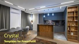  Presentation with banquet - Presentation featuring luxury-living-room-with-dining background and a tawny brown colored foreground