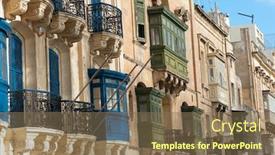  Presentation with baroque - Slide deck with luxury-mansions-baroque-style background and a violet colored foreground