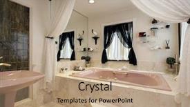  Presentation with tub - Cool new slide deck with luxury master bath with step up tub backdrop and a coral colored foreground