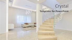  Presentation with furniture design - Theme with luxury-modern-home-interior-design background and a light gray colored foreground