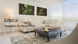  Presentation with luxury - Presentation with luxury modern living room background and a mint green colored foreground