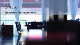  Presentation with dark damask - Slide set consisting of luxury night restaurant - dark cafe interior background and a light blue colored foreground