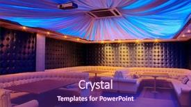  Presentation with lounge - Audience pleasing presentation theme consisting of hazard danger background texture with common black and yellow stripes backdrop and a tawny brown colored foreground.