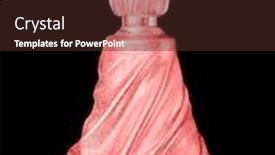  Presentation with pink perfume - Cool new slides with luxury-pink-perfume-bottle backdrop and a tawny brown colored foreground