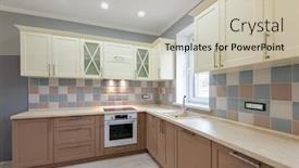  Presentation with luxury - Slides having luxury-provence-styled-modern-grey background and a soft green colored foreground