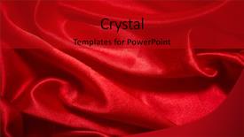  Presentation with satin - PPT layouts consisting of luxury red satin smooth fabric background and a crimson colored foreground