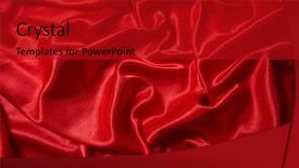  Presentation with invitation - Colorful PPT layouts enhanced with luxury red satin smooth fabric backdrop and a crimson colored foreground