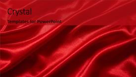  Presentation with invitation - Beautiful theme featuring luxury red satin smooth fabric backdrop and a crimson colored foreground