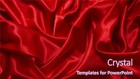  Presentation with invitation - Beautiful PPT layouts featuring luxury red satin smooth fabric backdrop and a crimson colored foreground