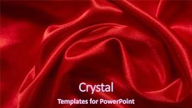  Presentation with satin - Slide deck with luxury red satin smooth fabric background and a wine colored foreground