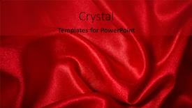  Presentation with invitation - Amazing slide deck having luxury-red-satin-smooth-fabric backdrop and a crimson colored foreground