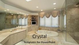  Presentation with tub - Theme consisting of  background and a  colored foreground