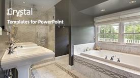  Presentation with flooring - Presentation theme enhanced with you look great exclamation handwritten on blackboard with heart symbol instead of o background and a dark gray colored foreground