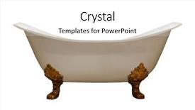  Presentation with luxury - Amazing presentation having luxury vintage bathtub isolated backdrop and a white colored foreground