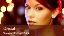  Presentation with cocktail party - Cool new theme with luxury vip nightlife party concept backdrop and a tawny brown colored foreground