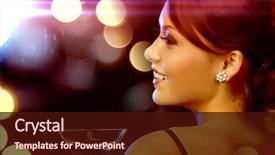  Presentation with cocktail party - Theme with luxury vip nightlife party concept background and a wine colored foreground