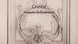  Presentation with design rustic wood wall texture - Cool new PPT theme with concrete mould - luxury wall design with mouldings backdrop and a soft green colored foreground