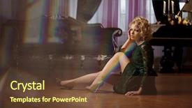  Presentation with rich - Cool new presentation theme with luxury woman like marilyn monroe backdrop and a tawny brown colored foreground