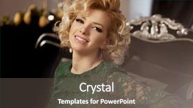  Presentation with indian woman face beauty - Slide set featuring luxury woman like marilyn monroe background and a gray colored foreground