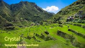  Presentation with central asia - PPT layouts having luzon on philipines southeast asia background and a tawny brown colored foreground