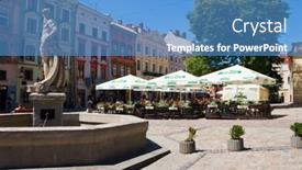  Presentation with senior study ukraine revolution - Amazing presentation design having lviv ukraine backdrop and a teal colored foreground