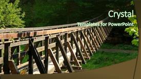  Presentation with czech republic - Presentation consisting of ly - swing bridge svatos rocks svato background and a wine colored foreground