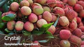  Presentation with fruit lychee - Amazing presentation having lychee fruits backdrop and a tawny brown colored foreground