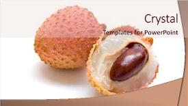  Presentation with fruit lychee - Beautiful slides featuring lychee backdrop and a lemonade colored foreground