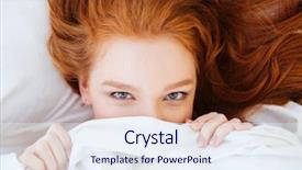  Presentation with love between man and woman - Amazing theme having lying and hiding under white backdrop and a sky blue colored foreground