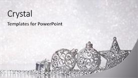  Presentation with text box - Beautiful slide deck featuring lying lying on a silvery backdrop and a white colored foreground