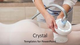  Presentation with special crime legal medicine - Cool new slides with lymphatic - woman in special white suit backdrop and a soft green colored foreground