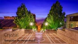  Presentation with memorial purple - 