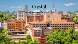  Presentation with lynchburg - Colorful slides enhanced with lynchburg virginia usa downtown skyline backdrop and a light blue colored foreground