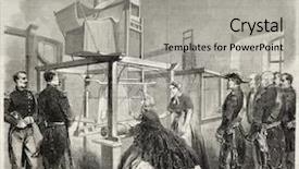  Presentation with weaving loom - Theme featuring lyon chamber of commerce background and a light gray colored foreground